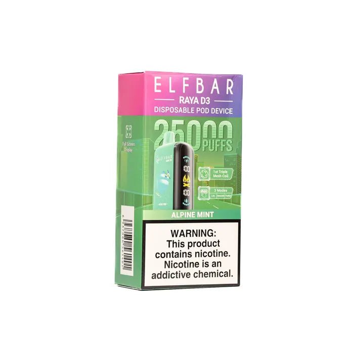 Elf Bar Raya D3 – Alpine Mint – 25000 - Vape Shop Nagpur