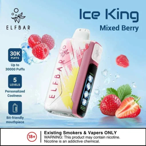 Elf Bar Ice King – Mixed Berries – 30K - Vape Shop Nagpur