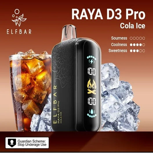 Elf Bar Raya D3 Pro 30K – Cola Ice - Vape Shop Nagpur