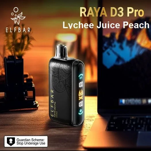 Elf Bar Raya D3 Pro 30K – Lychee Juicy Peach - Vape Shop Nagpur