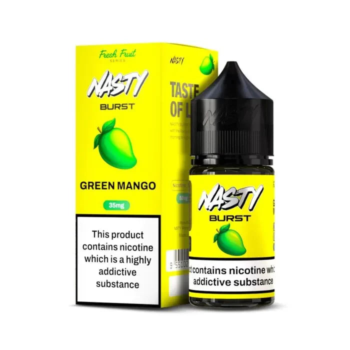 Nasty Burst Nic salts – Green Mango - Vape Shop Nagpur